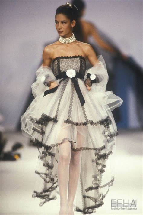 vintage chanel haute couture|Chanel spring summer 1990 couture.